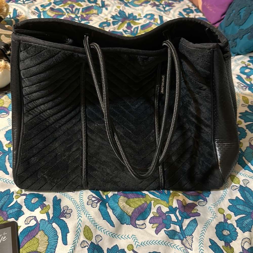 Prenelove black Onyx large tote Neoprene bag